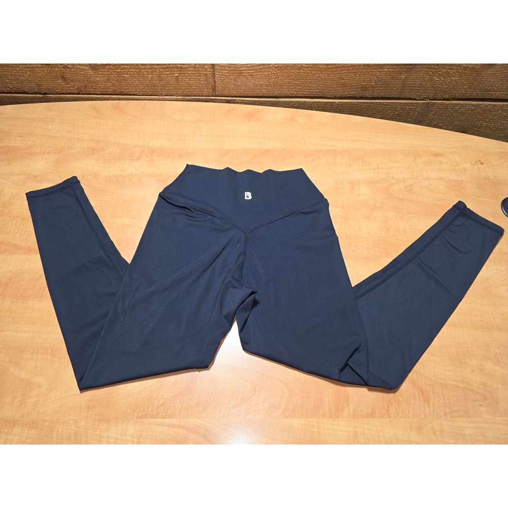 Buffbunny Collection Womens High Waisted Black Leggings Size Large Athleisure